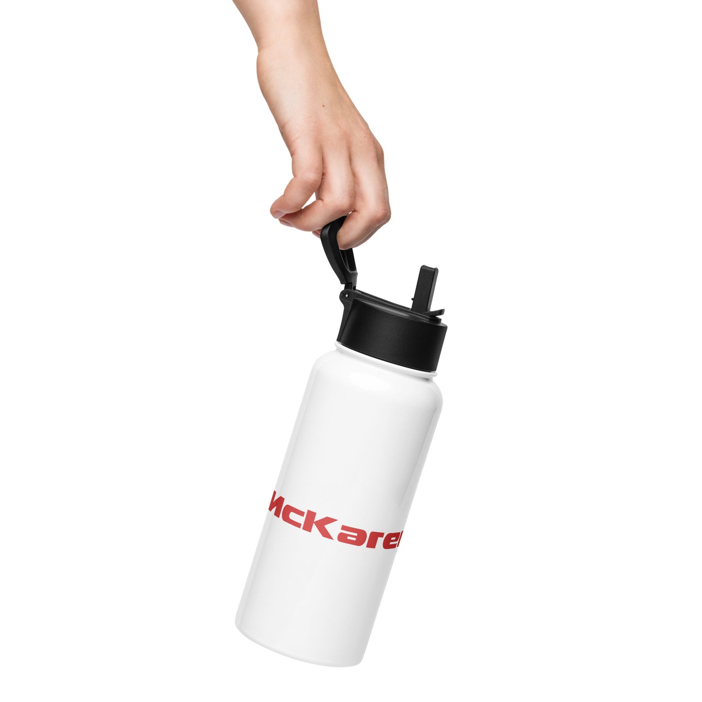 McKaren Stainless steel water bottle with a straw lid